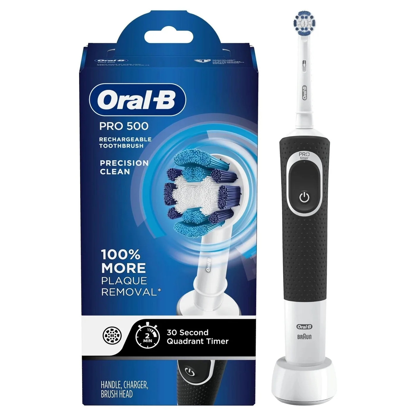 Free Oral-B Pro 500 electric rechargeable toothbrush for new patients at Welland Dental Centre